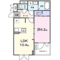 ポローニアＦの物件間取画像